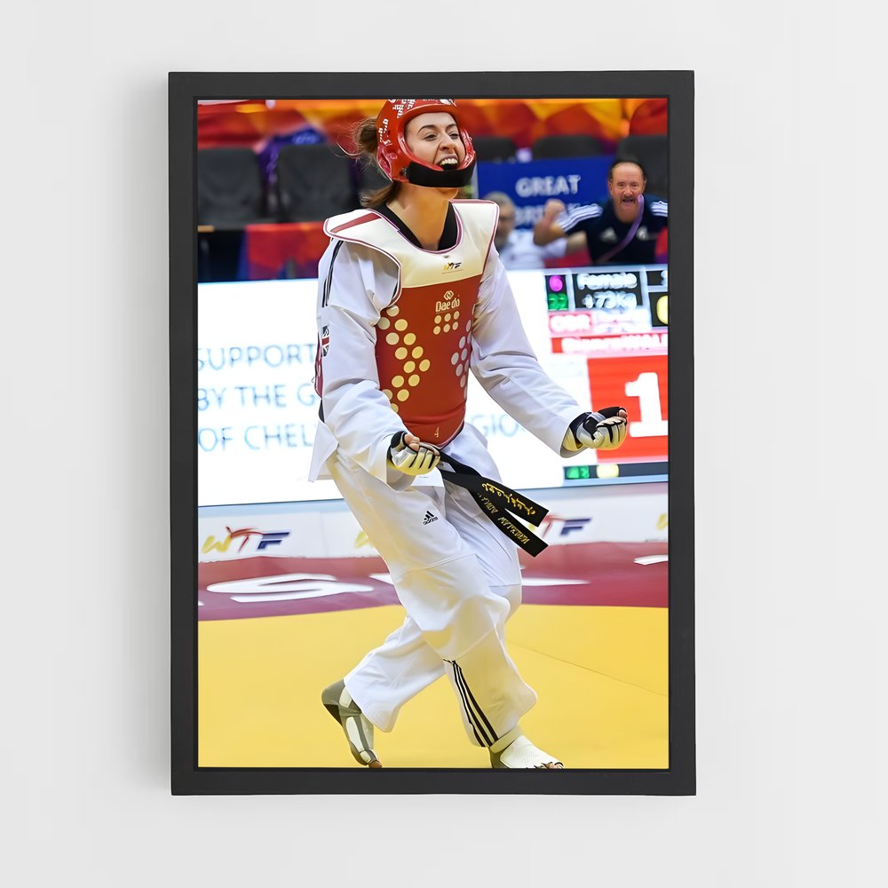 Poster Karate Passion – affiche Taekwondo (vue 2)